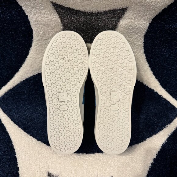 Veja Campo Chromefree Leather Blue Suede Womens Size 6.5 - Picture 6 of 6